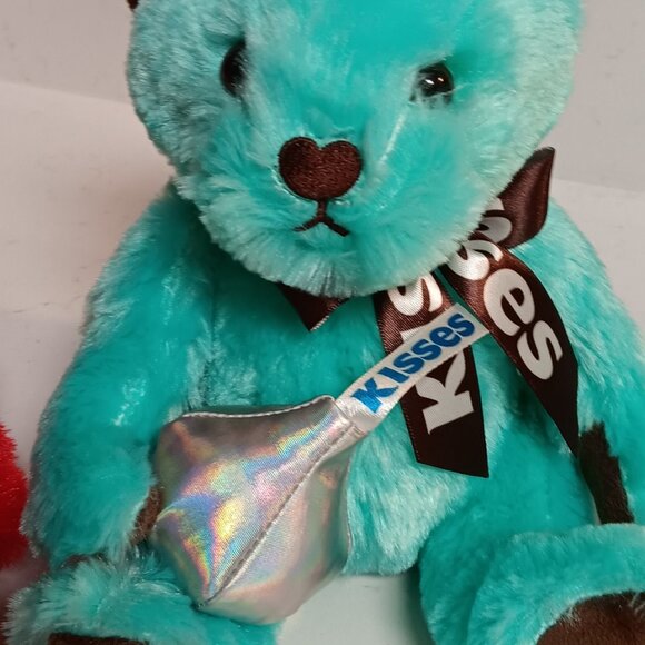 2 Hershey Chocolate Kisses Plush Bears - Picture 4 of 7